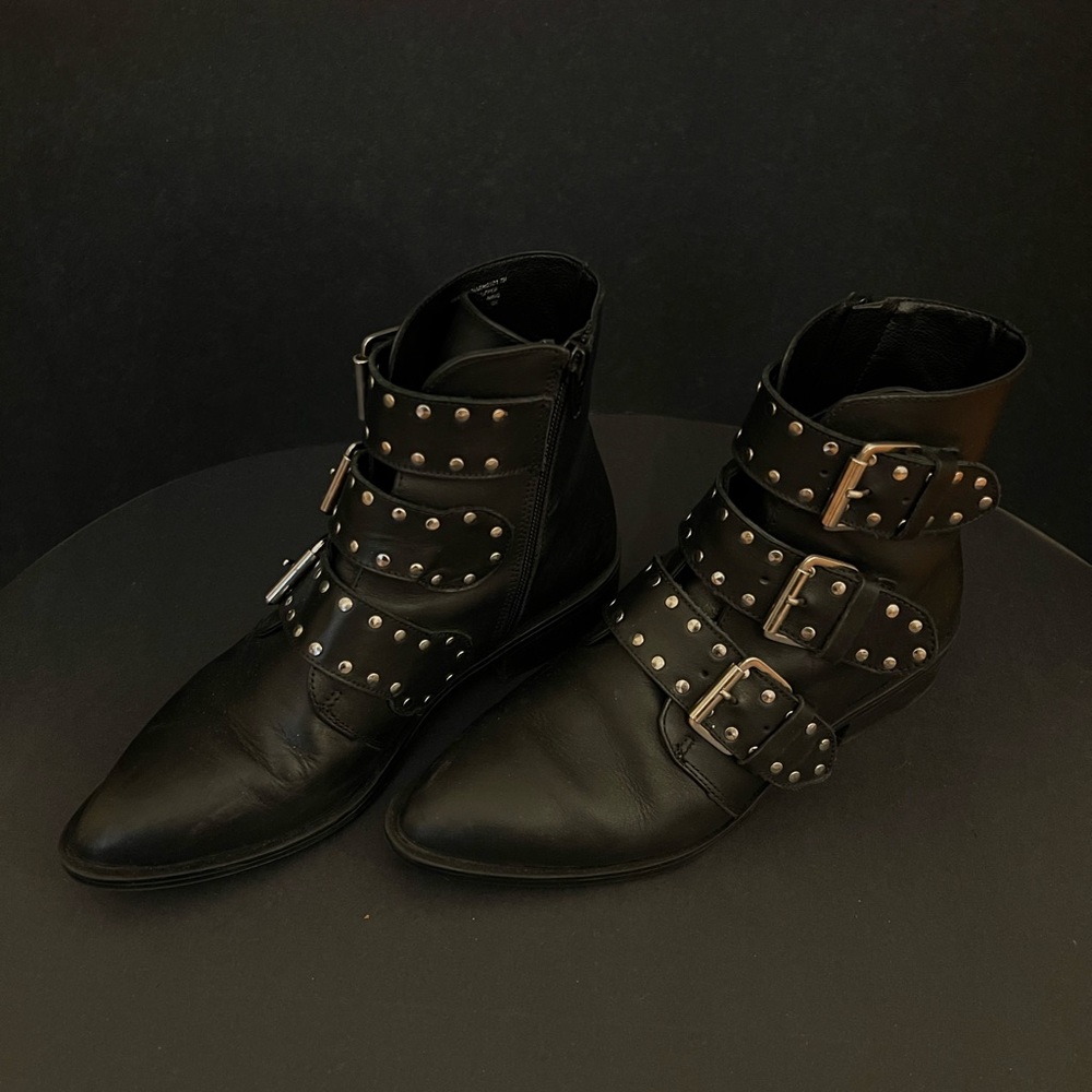 Steven New York Harmon Women's Black Boots (ZAP13696)